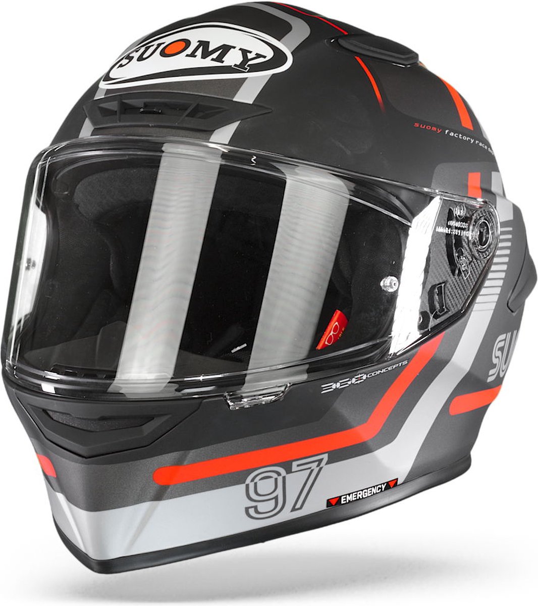 Suomy Track 1 Ninety Seven Black Grey XXL