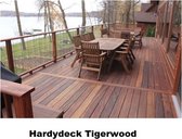 Hardydeck© - tigerwood terrasplanken prijs pakket 4m² - incl bezorging