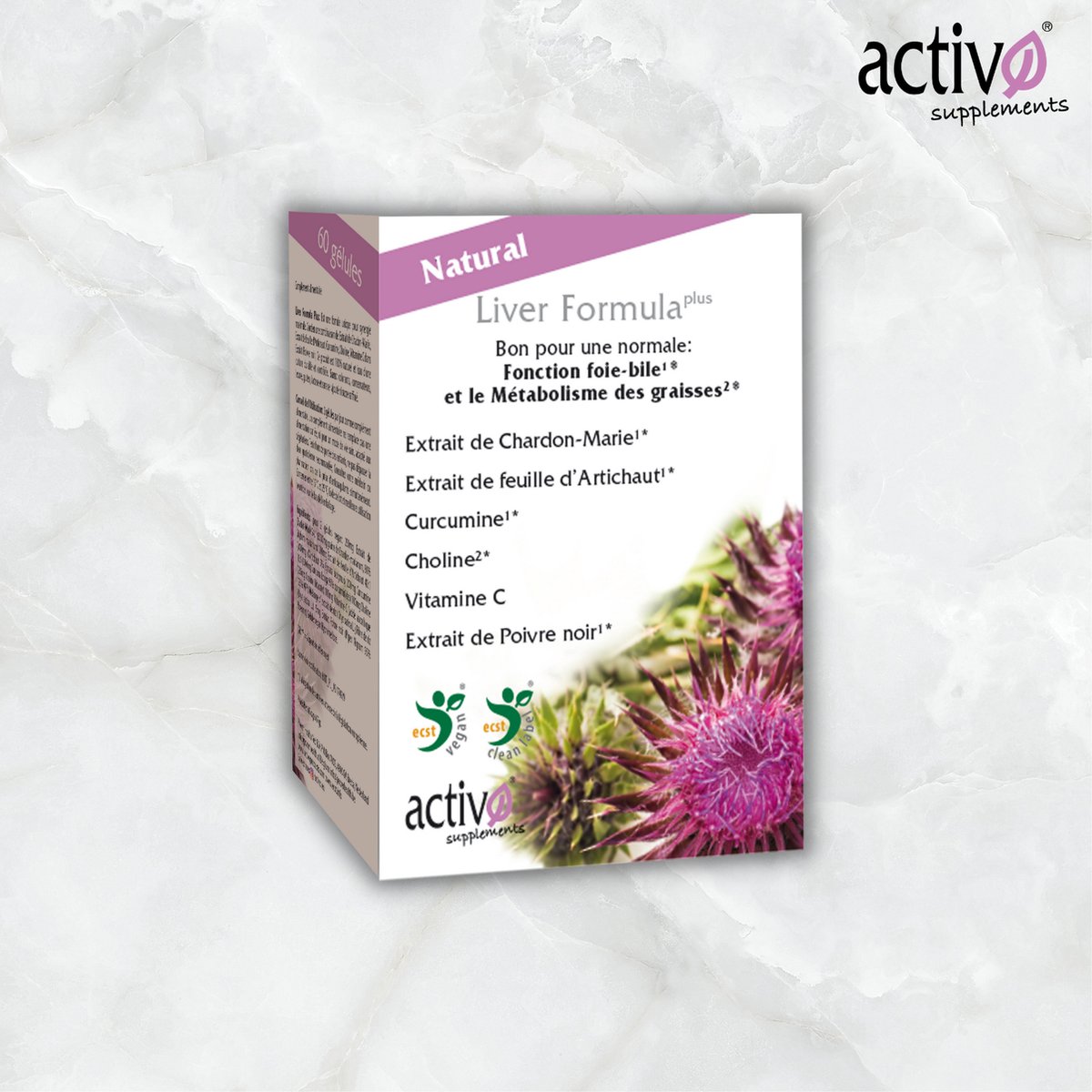 Goedkoopste Liver Formula Plus activO - 60 Capsules - Supplements
