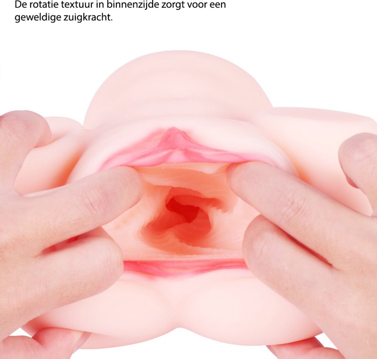 Poupée sexuelle en silicone avec aspiration et vibrations - Hismith®