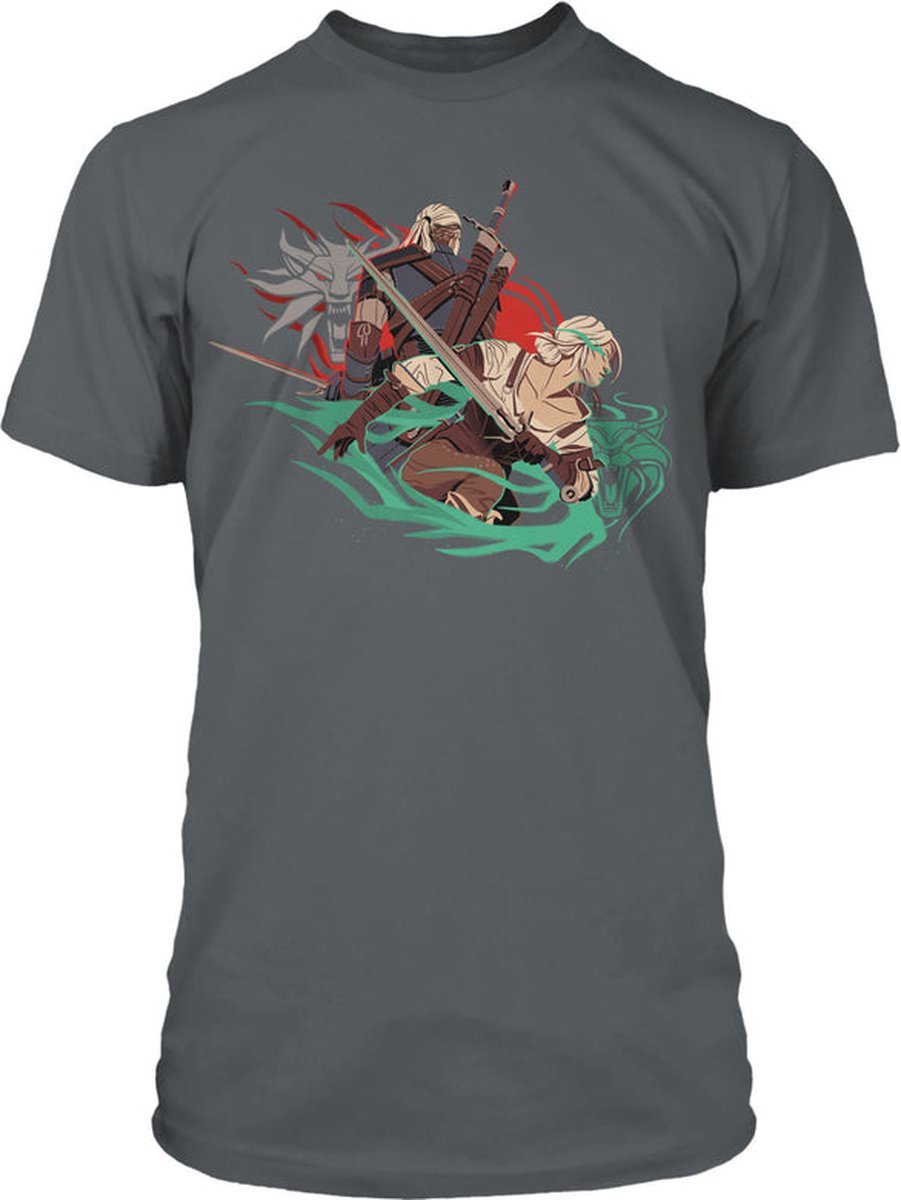 The Witcher 3 Back to Back Premium T-shirt L