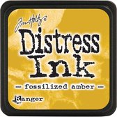 Ranger Distress Stempelkussen - Mini ink pad - Fossilized amber