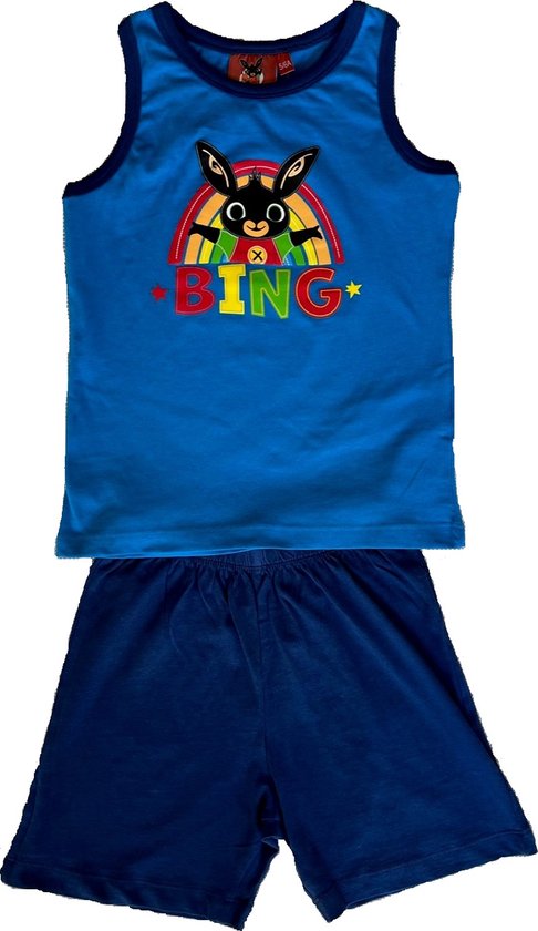 Bing pyjama blauw - Bing shortama - Bing pyjama kort