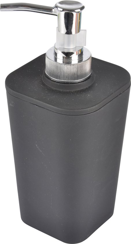 Zeepdispenser kunststof zwart