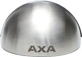 AXA Deurstopper (model FS45) Geborsteld RVS met rubber (Zwart): Vloermontage.