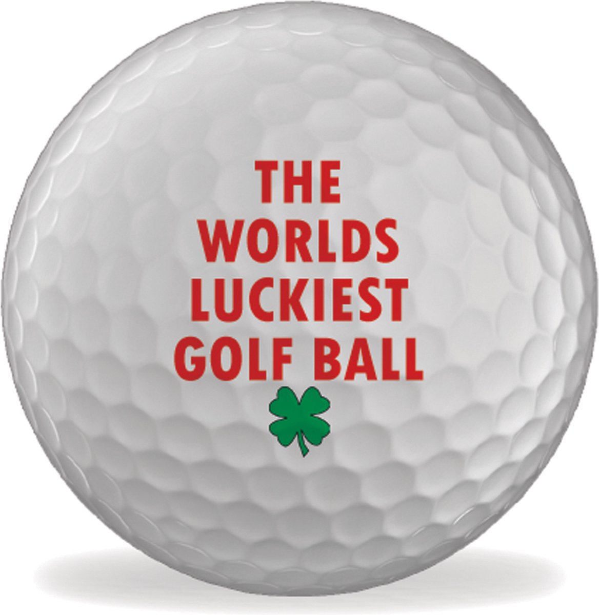 Golfballen bedrukt - The Worlds Lukiest Golf Balls - set van 3