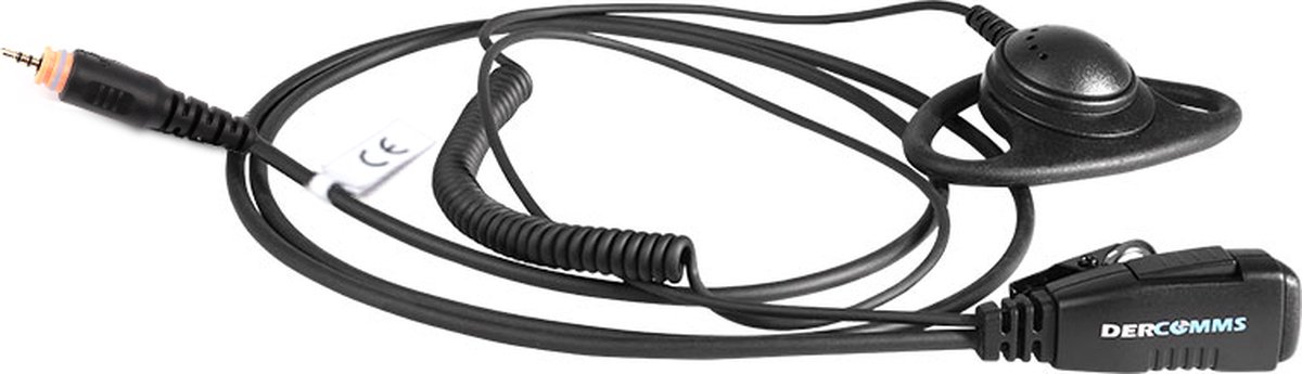 DerComms® oorschelp - headset - oortje voor Motorola CLP446e en CLPe portofoon