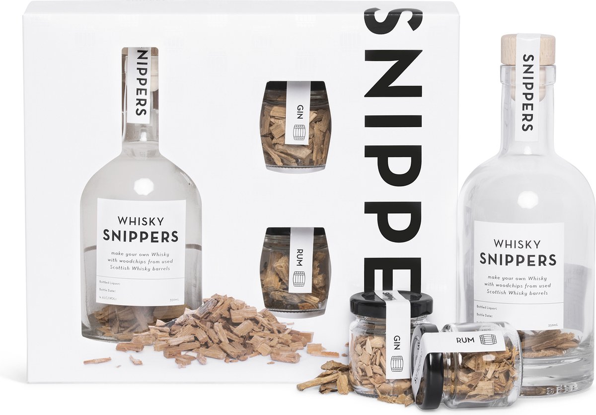 Sinis Regenjas zak Snippers Gift Pack Mix - Whisky, Gin & Rum | bol.com