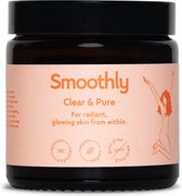 Smoothly Clear & Pure Vegan Huidverzorging met o.a. Astaxanthine en Pijnboomextract - Ondersteunt het herstellend vermogen van de huid - Laat je stralen van binnenuit dankzij de krachtige blend!