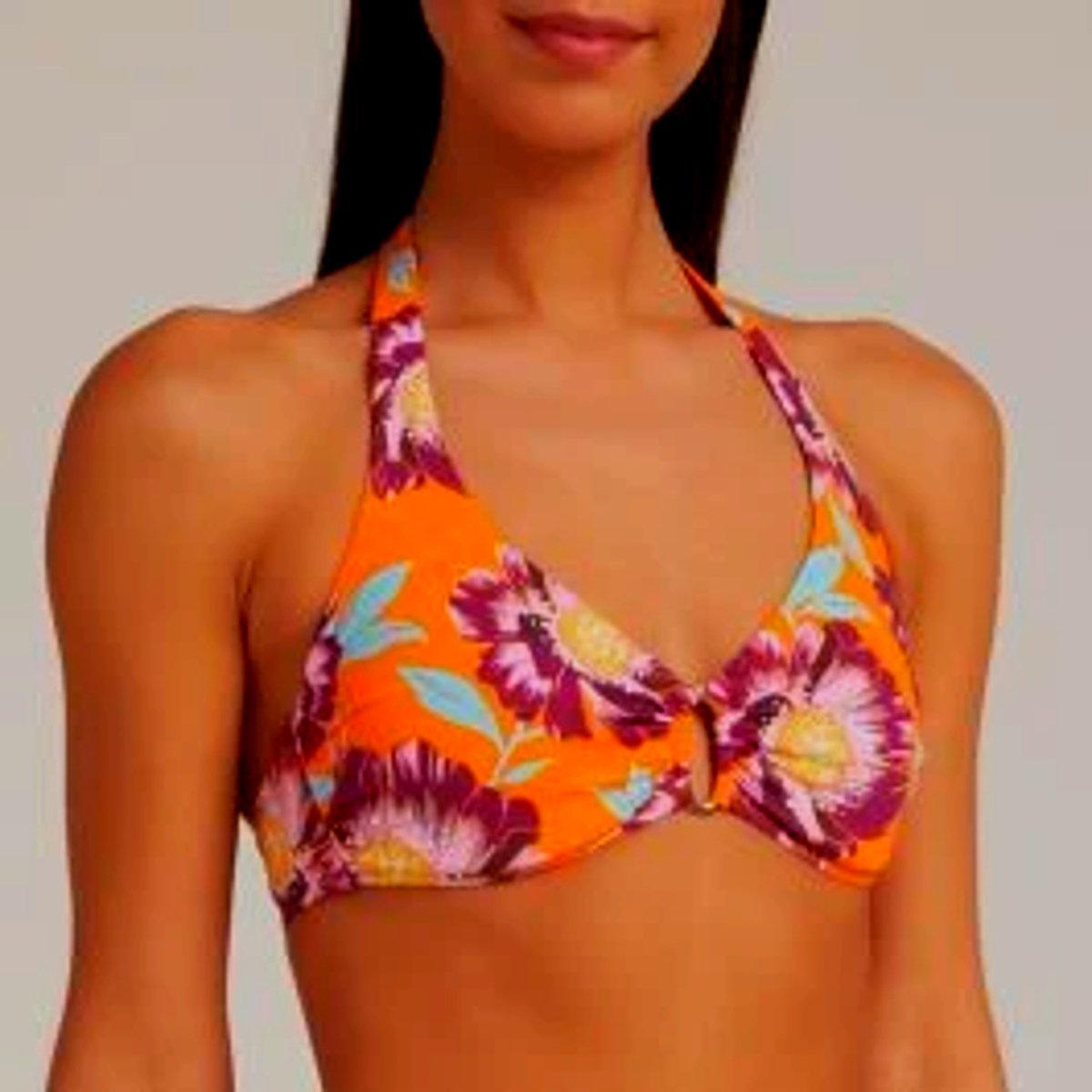 Cyell triangel bikini top padded Enossa oranje