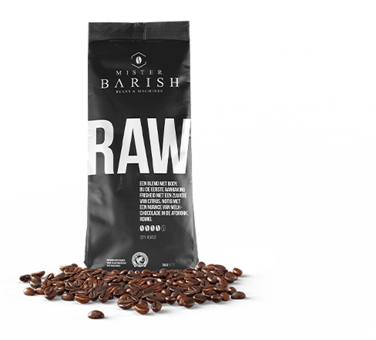 Raw- Mister Barish koffiebonen - 10x 750gr