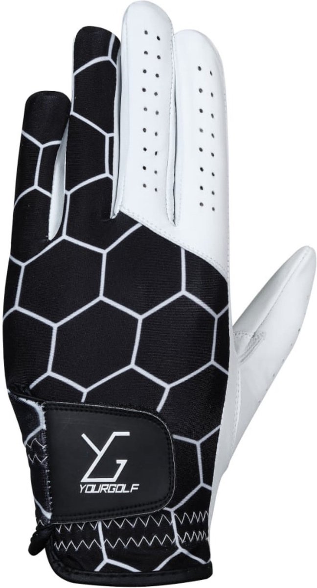 YourGolf Golfhandschoen heren Zwart L - Golf - Sport Accessoires - Golfhandschoen Volwassenen - Golfhandschoenen van YourGolf — afbeelding 2