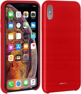StilGut Liquid Silicon Case for iPhone XR red
