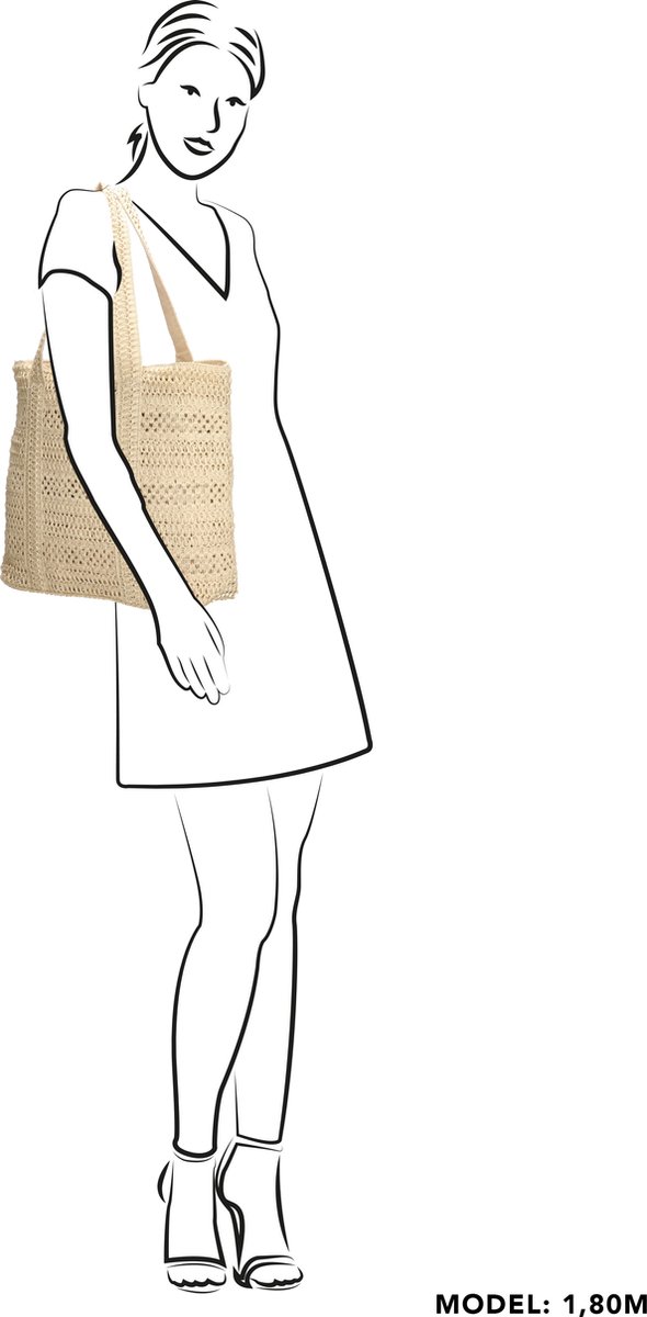 PE-Florence Natural life Shopper - Licht natuur
