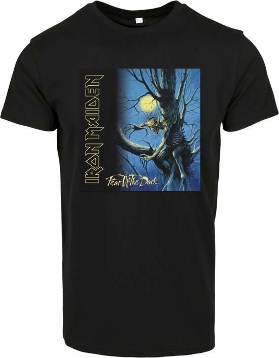 Merchcode Iron Maiden - Fear Of The Dark Album Cover Heren T-shirt - L - Zwart