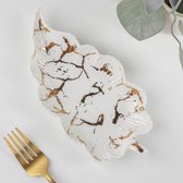 Schaal Bladvorm - Serveerschaal - Hapjesschaal 38cm