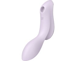 Satisfyer, drukgolfvibrator, Curvy Trinity 2, 17 cm, 3 motoren, veelzijdig, drukgolven en trillingen