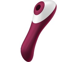 Satisfyer, drukgolfvibrator en vibrator, Dual Crush, 2:1 vibrator + drukgolfspeelgoed, 2 motoren, aan beide zijden te gebruiken