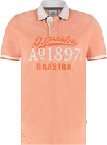 Gaastra heren poloshirt "Sailmaker" Logo, orange (M)