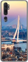 Geschikt voor Xiaomi Mi Note 10 hoesje - Rotterdam - Skyline - Zonsondergang - Siliconen Telefoonhoesje