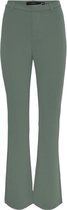 Vero Moda VMAMIRA MR FLARED PANT GA NOOS Dames Broek Laurel Wreath - Maat XS x L34