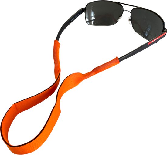 Cordon - Bandeau à lunettes Sport en néoprène orange - LE PETIT CORDON