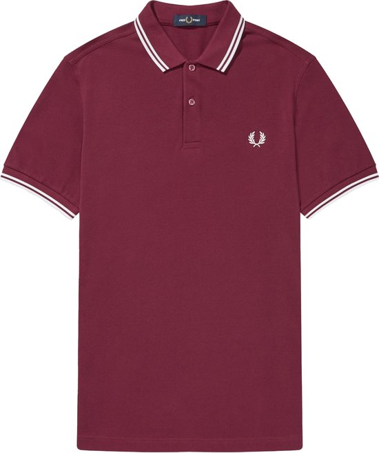 Fred Perry - Polo Bordeaux Rood - Slim-fit - Heren Poloshirt Maat XXL