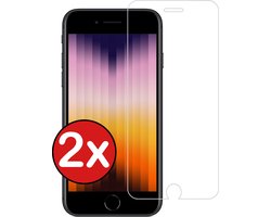 Screenprotector - 2 Stuks - Geschikt voor Apple iPhone SE (2022) - Extra Sterk - Beschermglas - Gehard Glas - Tempered Glass - Screen Protector