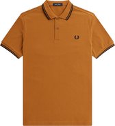 Fred Perry - Polo M3600 Caramel N59 - Slim-fit - Heren Poloshirt Maat XXL