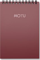 MOYU - Ruby Rose Notebook - Uitwisbaar Notitieboek A6 Notepad Hardcover