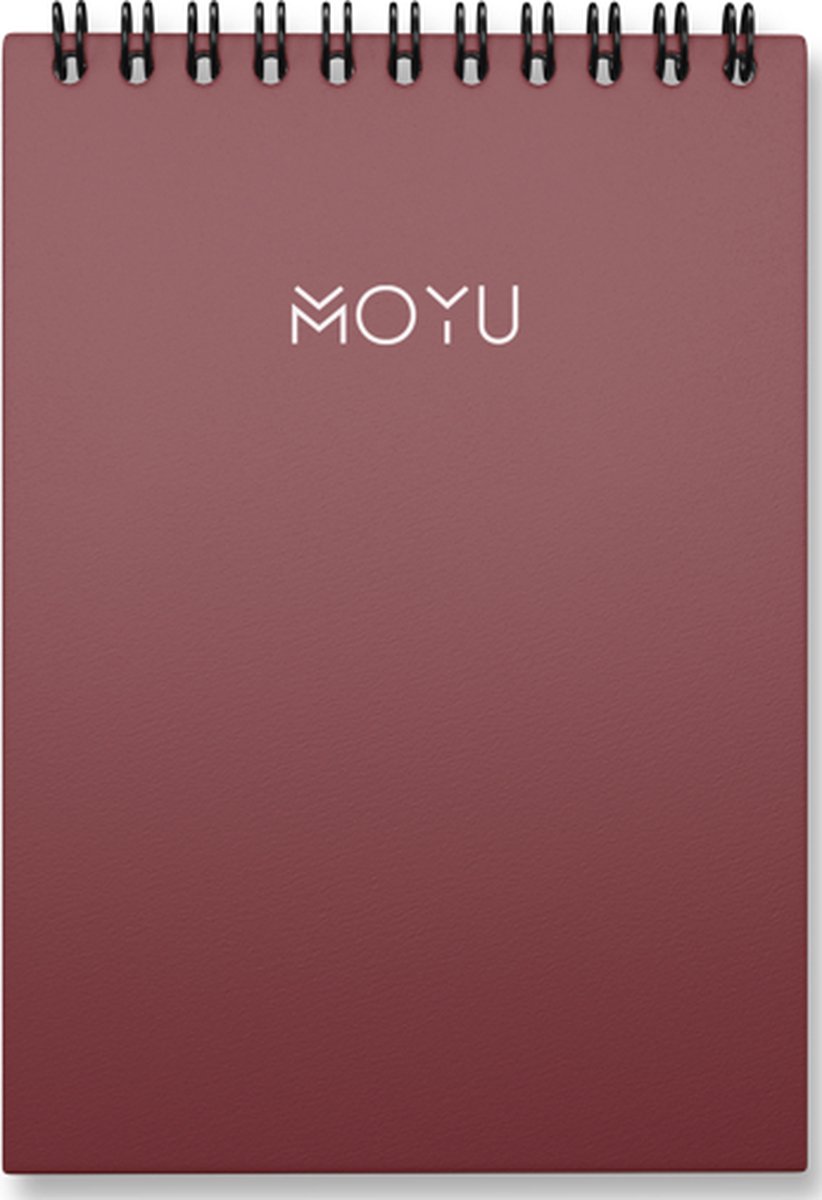 MOYU Notepad A6 | Ruby Rose | Uitwisbaar & Herschrijfbaar Notitieboek