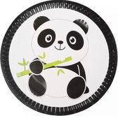 10 Kartonnen Pandabordjes -verjaardag Panda borden – dieren borden verjaardag -Panda borden 10 stuks - Wegwerpborden van karton - Feestbordjes - Verjaardag feestartikelen tafeldeco