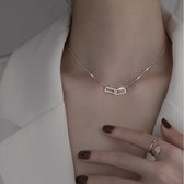 Bee's Ketting Dames - Infinity Zilver