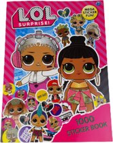 LOL Surprise kleur en stickerboek - Roze / Multicolor - Karton / Papier