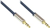 Premium audio kabel 3.5mm jack 0,50 mtr.