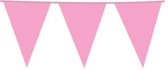 Reuze slinger - licht roze - vlag 30 x 45 cm - 10 meter