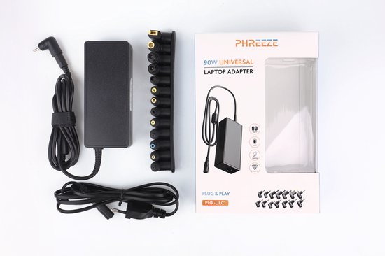 Universele AC Adapter tot 90W geschikt voor Monitor, Smart TV, CamCorder, Canon Camera, Laptop, Kolfapparaat, TV Box, Satteliet ontvanger, Harddisk en veel meer Universele AC Adapter tot 90W geschikt voor Monitor, Smart TV, CamCorder, Canon Camera, Laptop, Kolfapparaat, TV Box, Satteliet ontvanger, Harddisk en veel meer