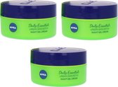Nivea Daily Essentials Urban Skin Detox Nachtcrème - 3 x 50 ml (set van 3)