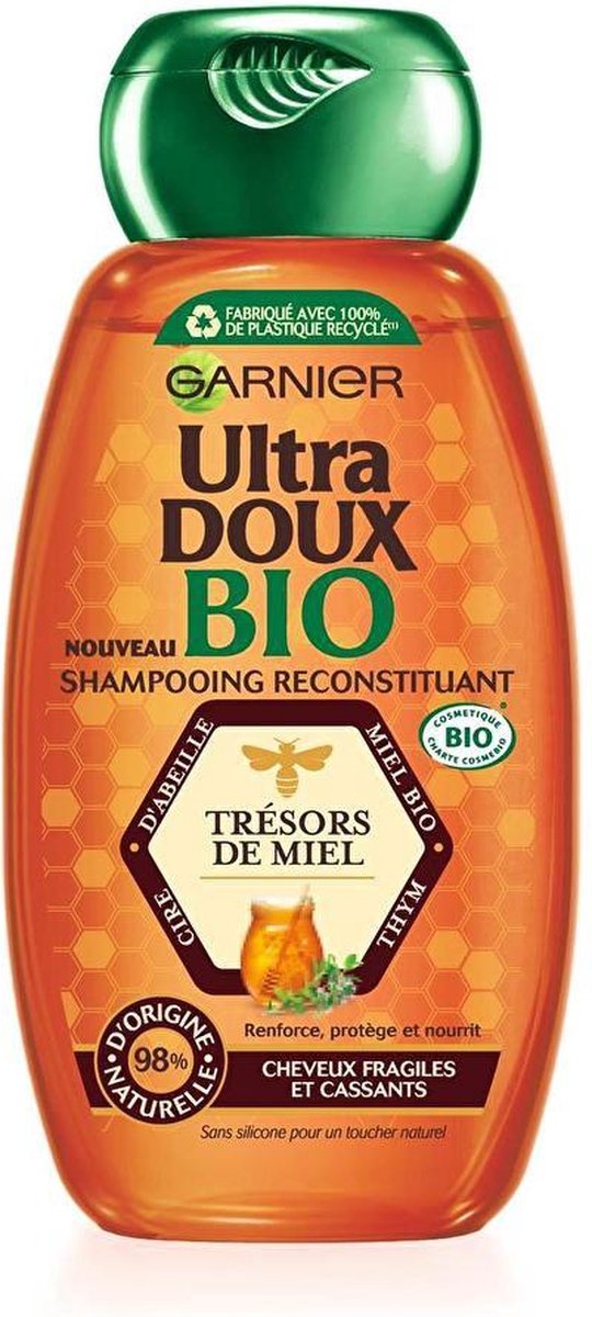 GARNIER ULTRA DOUX BIO ULTRA SOFT Honey treasure shampoo 250 ML