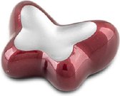 Mini Metalen urn Butterfly rood