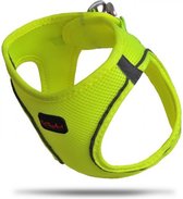 PetTagArt  Air-Mesh Hondentuig- 2XSMALL-Neon Geel