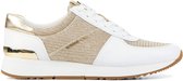 Michael Kors Sneakers Dames - Lage sneakers / Damesschoenen - Leer - Allie Trainer met     -  Goud - Maat 39