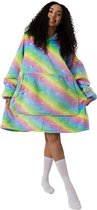 Kroeler Regenboog - Oodie - Deken met Mouwen - Hoodie deken met de leukste printjes! - Plaid met Mouwen #TIP: Pérfect als cadeau!