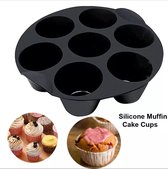 cupcake vorm - cupecak voor de airfryer- bakvorm-bakvorm airfryer-pasen -koken -bakken- makkelijk te schoonmaken-kookgerei -keukenhulpjes-airfryer onderdelen