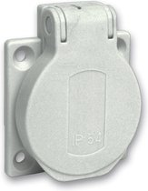 Schneider Electric PKS52G Prise encastrée IP54, IK08 Grijs