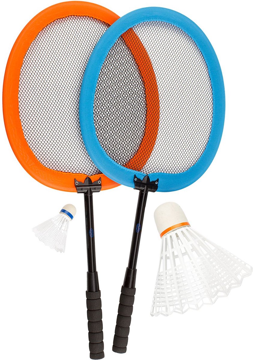 Get & Go Badminton Set - XXL - Blauw/Oranje - Get & Go