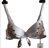 Merkloze Bikini set Dames bikini Rood strass voorgevormde cup