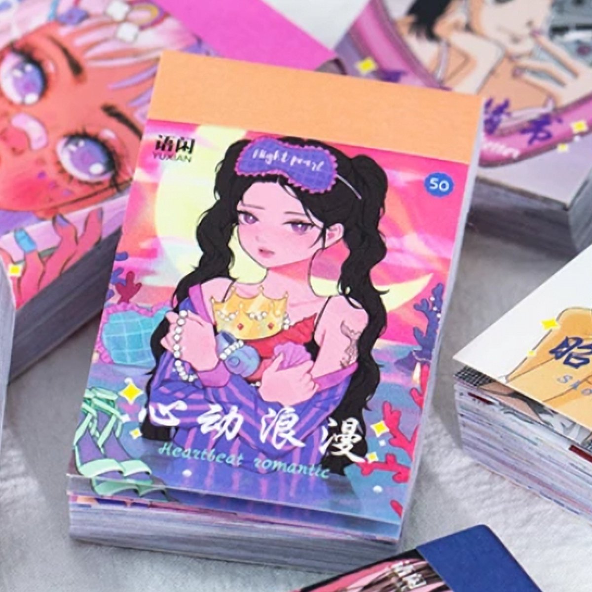 Manga & Anime Stickers 50 stickers – Bullet Journal, Planner & Scrapbook Stickers – Sinterklaas & Kerstcadeau – Schoencadeau – Cadeaus onder €5