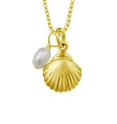 KAYA Sieraden | Ketting 'Sea Shell' Verguld