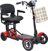 ComfyGo MS|3000 Plus, Grote stoel, Elektrische Scootmobiel, Scooter, 40+km bereik, Voor Volwassenen- Snelle Levering-Rood